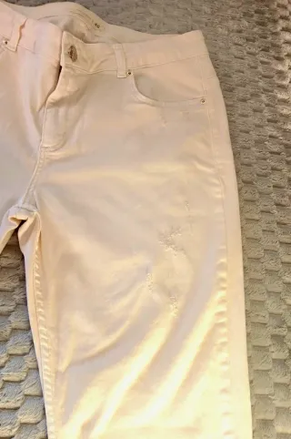 Encuentro Jeans Beige Rectos Retro 2000 Talla L