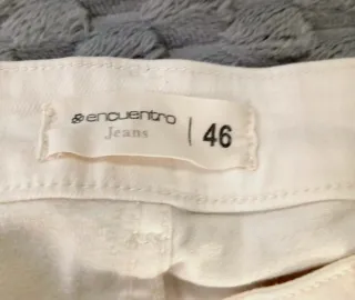 Encuentro Jeans Beige Rectos Retro 2000 Talla L