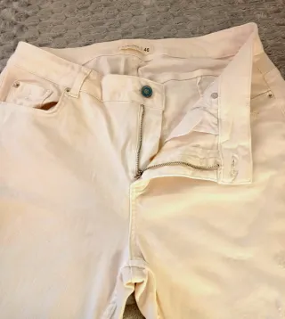 Encuentro Jeans Beige Rectos Retro 2000 Talla L