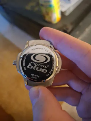 Fossil Blue AM-3738 100m Acero Inoxidable