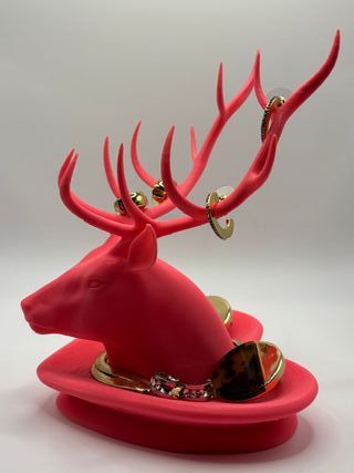 Deer Antler Earring Stand & Necklace Organizer