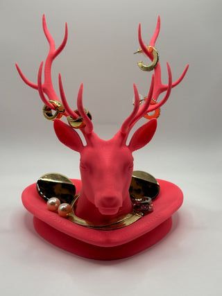 Deer Antler Earring Stand & Necklace Organizer