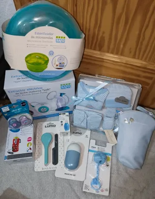 Lote Nacimiento Bebé Azul