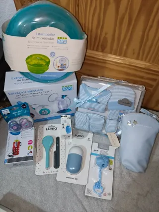 Lote Nacimiento Bebé Azul