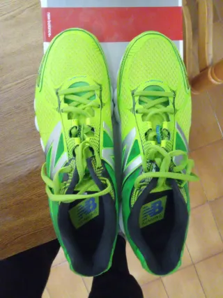 Zapatillas New Balance Running Verde/Plata