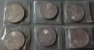 12 Monedas Juan Carlos I Rey de España