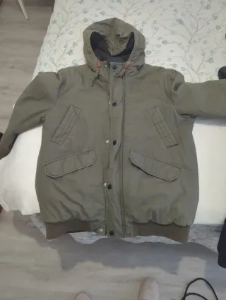 Cazadora verde hombre