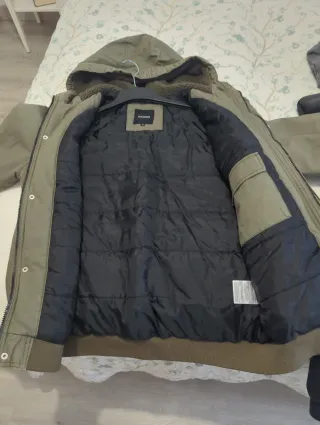 Cazadora verde hombre