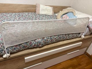 Barra protección cama niños 133 cm