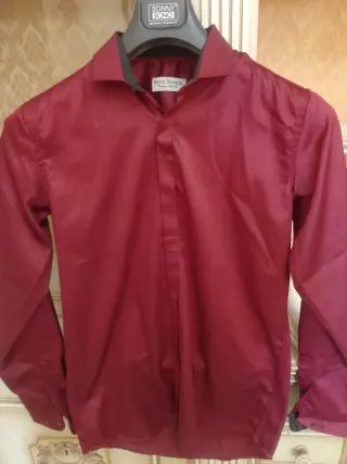 Camicia uomo Marco Manzini rossa