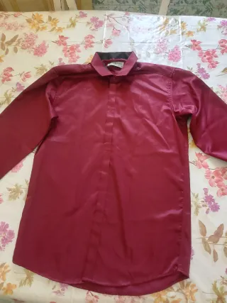 Camicia uomo Marco Manzini rossa