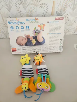 Lote juguetes bebé 0+ meses Chicco, Hape