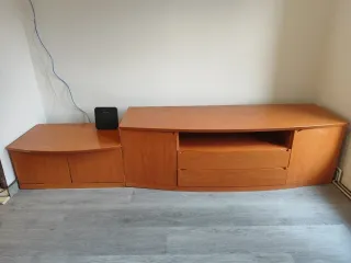 Mueble modular comedor madera