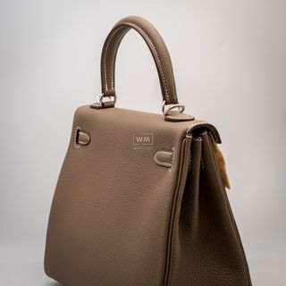 Bolso Hermes Kelly 25 Togo Etoupe Nuevo