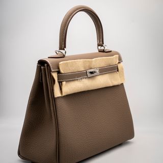 Bolso Hermes Kelly 25 Togo Etoupe Nuevo
