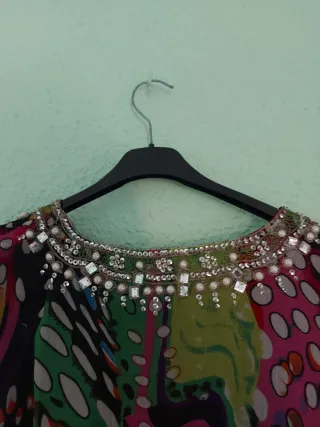 Vestido estampado multicolor