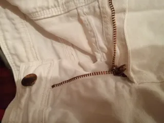 Minifalda vaquera blanca