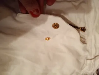 Minifalda vaquera blanca