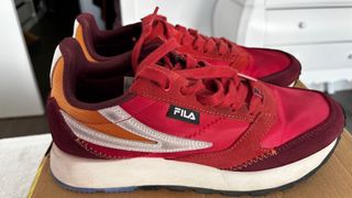 Zapatillas Fila Mujer Talla 39 Rojas. Muy poco uso