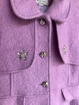 Abrigo infantil Hey Ladys morado