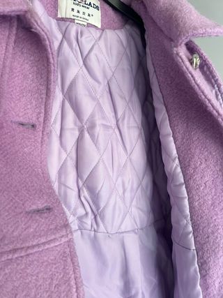 Abrigo infantil Hey Ladys morado