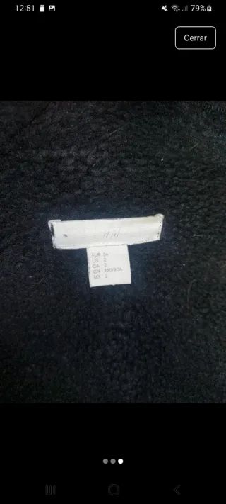 Chaqueta negra mujer