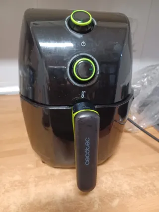 Cecotec Freidora de Aire Negra