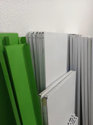 Baldas metálicas para tienda