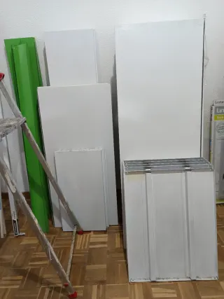 Baldas metálicas para tienda