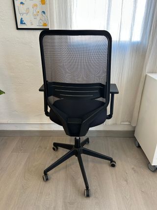 Silla ergonómica negra - altura regulable (8uds)
