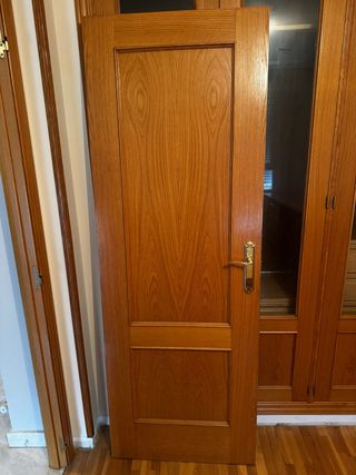 Puertas de madera interior