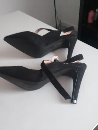 Zapatos Mary Paz Negros con Hebilla