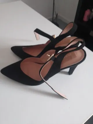Zapatos Mary Paz Negros con Hebilla