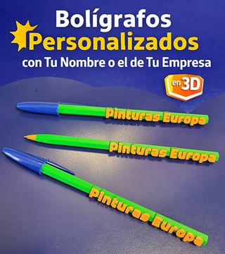 Bolígrafos Personalizados 3D