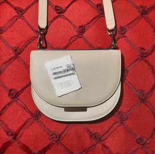 Borsa a tracolla Brunello Cucinelli beige in pelle