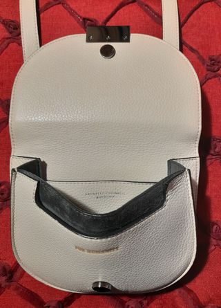 Borsa a tracolla Brunello Cucinelli beige in pelle