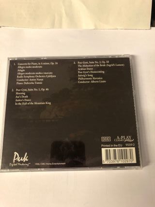 CD Grieg Peer Gynt - Musica Classica