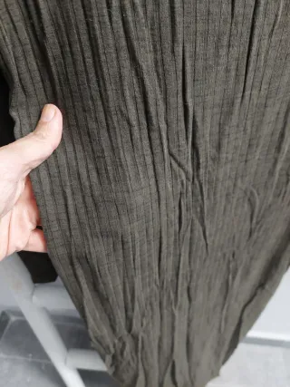 Vestido midi canalé