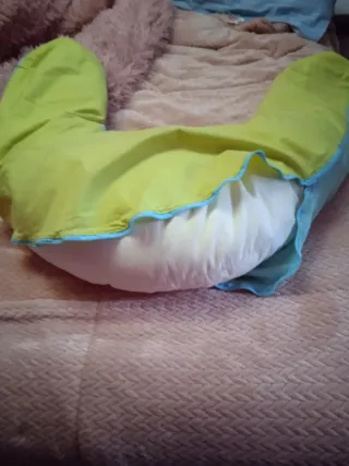 Cojín de lactancia reversible y lavable