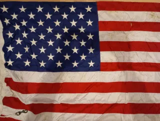 Antigua y gran bandera de Estados Unidos 2mx1m