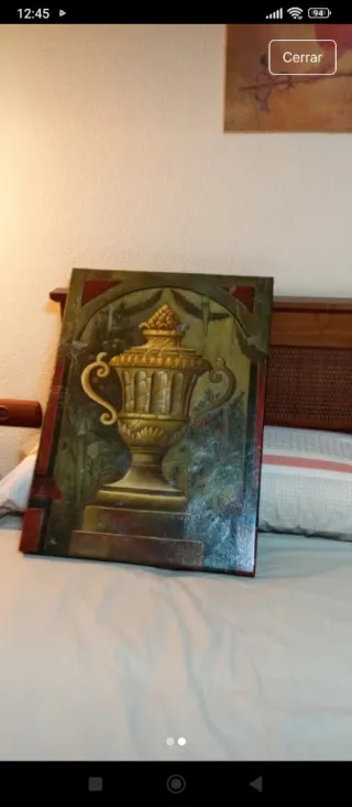 Pintura sobre lienzo Dos Cuadrados 70 x 50