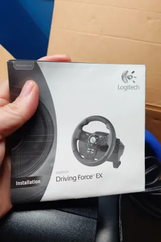 Volante Logitech Driving Force EX PS2