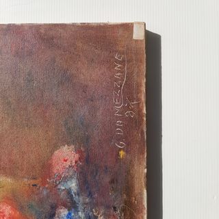 Quadro olio Fiori in montagna Zorzi