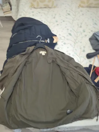 Chaqueta militar hombre verde