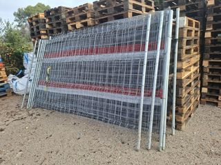 Vallas de obra metálicas