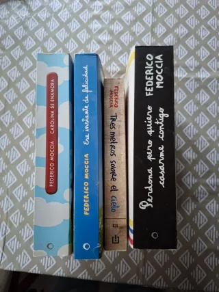 4 libros Federico Moccia