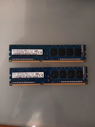 2x SK hynix 4GB DDR3 RAM PC3-12800
