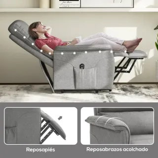Sillón Relax Eléctrico Levanta Personas