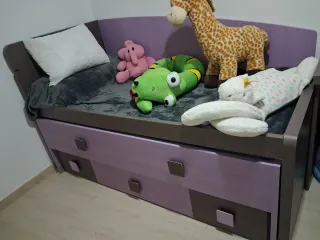 Cama nido con cajones