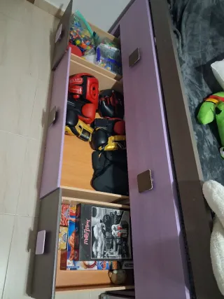 Cama nido con cajones